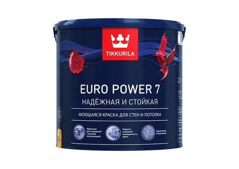 Краска Tikkurila Еuro Power-7 основа A 0,9 л