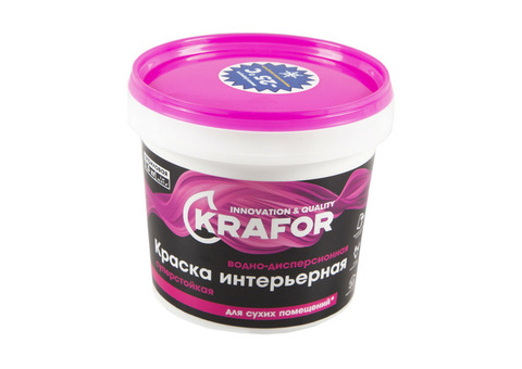 KRAFOR краска в/д суперстойкая 1,5 кг 42167