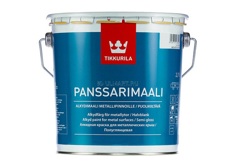 Краска Tikkurila Panssarimaali полуглянцевая база А 2,7 л