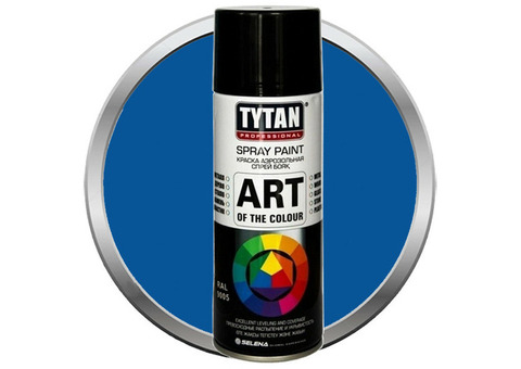 Краска акриловая Tytan Professional Art of the colour аэрозольная синяя 5010 400 мл