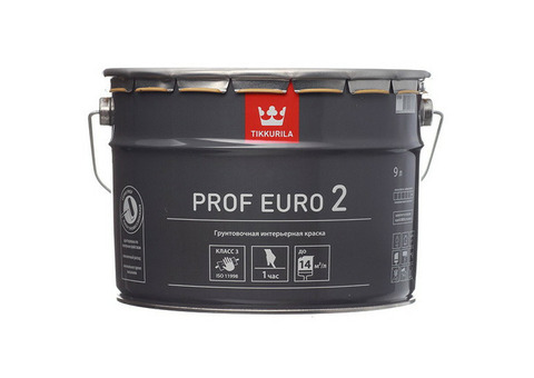 Краска грунтовочная Tikkurila Prof Euro 2 основа VVA 9 л