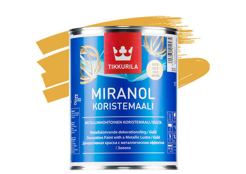 Краска декоративная Tikkurila Miranol Золото 0,1 л