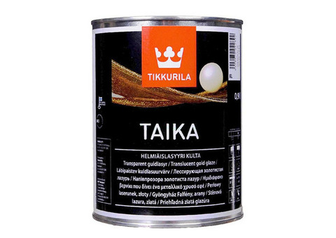 Краска декоративная Tikkurila Taika KL золотистая лазурь 0,9 л