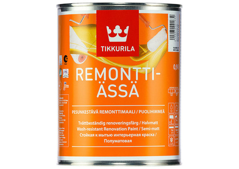 Краска для интерьеров Tikkurila Remontti Assa C 0,9 л