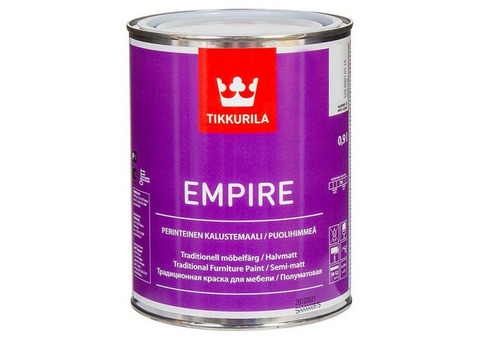 Краска для мебели Tikkurila Empire основа C полуматовая 0,9 л