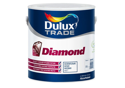 Краска для стен и потолка Dulux Trade Diamond Matt база BC матовая 0,9 л