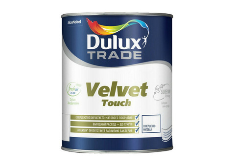 Краска для стен и потолка Dulux Trade Velvet Touch BW матовая белая 10 л