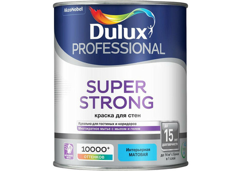 Краска для стен и потолков Dulux Super Strong база BW 1 л