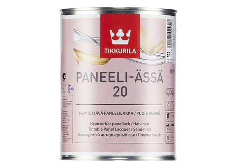 Лак Tikkurila Paneeli Assa 20 полуматовый 9 л