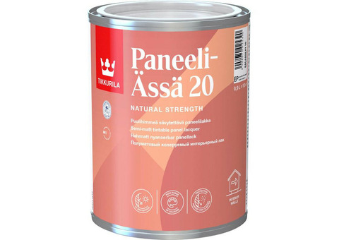 Лак Tikkurila Paneeli-Assa 20 полуматовый 0,9 л