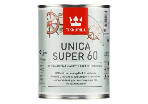 Лак Tikkurila Unica Super EP полуглянцевый 9 л