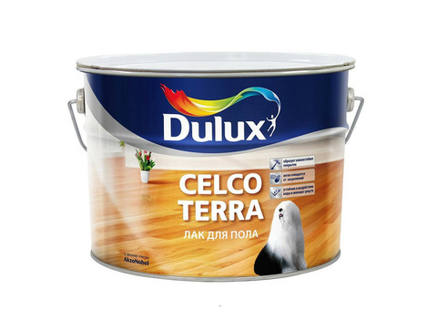 Лак алкидно-уретановый для пола Dulux Celco Terra 20 полуматовый 10 л