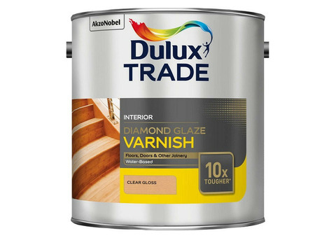 Лак паркетный Dulux Diamond Glaze глянцевый 2,5 л