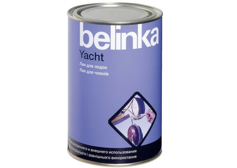 Лак яхтный алкидно-уретановый Belinka Yacht глянцевый 0,9 л