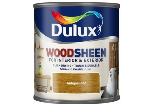 Лак-морилка на водной основе Dulux Woodsheen по дереву полуматовый сосна 0,75 л