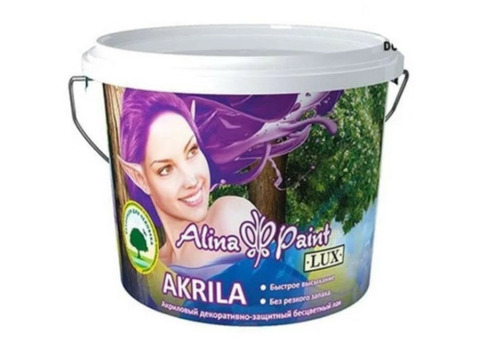 Лак акриловый Alina Paint 1 кг матовый