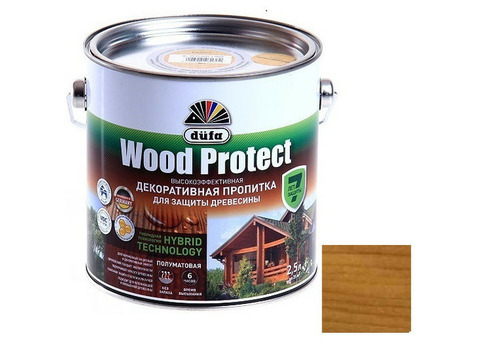 Пропитка для древесины Dufa Wood Protect Дуб 2,5 л