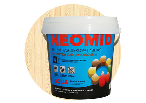 Пропитка для древесины Neomid Bio Color Aqua бесцветная 0,9 л