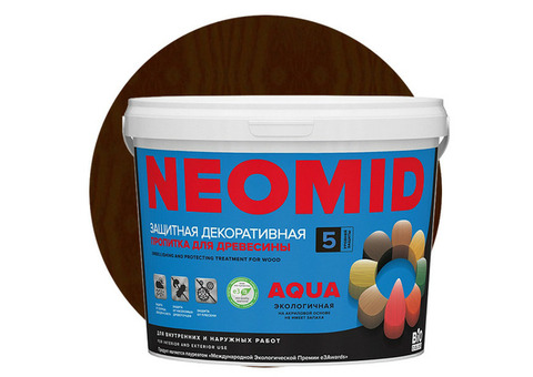 Пропитка для древесины Neomid Bio Color Aqua Венге 2,3 л