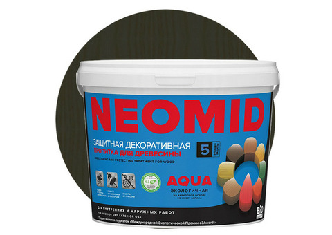 Пропитка для древесины Neomid Bio Color Aqua Еловый лес 2,3 л