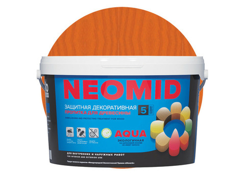 Пропитка для древесины Neomid Bio Color Aqua Клен 9 л