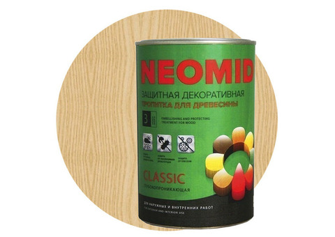 Пропитка для древесины Neomid Bio Color Classic бесцветная 0,9 л