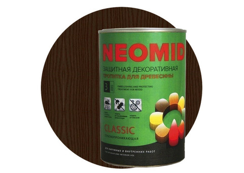 Пропитка для древесины Neomid Bio Color Classic Палисандр 0,9 л