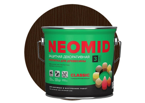 Пропитка для древесины Neomid Bio Color Classic Палисандр 2,7 л