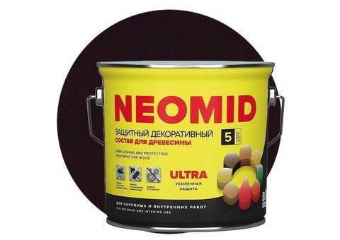 Пропитка для древесины Neomid Bio Color Ultra Махагон 2,7 л