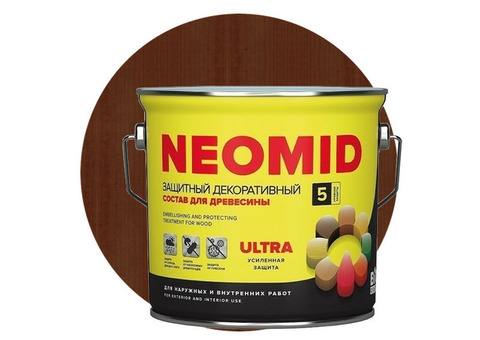 Пропитка для древесины Neomid Bio Color Ultra Тик 2,7 л