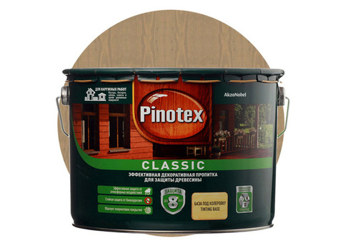 Пропитка для древесины Pinotex Classic Дуб 9 л