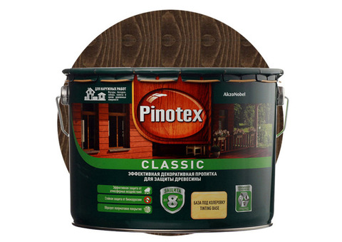 Пропитка для древесины Pinotex Classic Палисандр 9 л