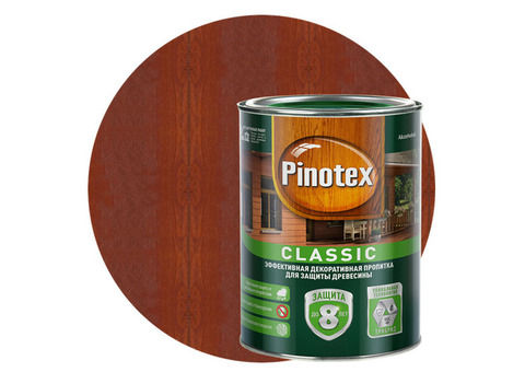 Пропитка для древесины Pinotex Classic Рябина 1 л