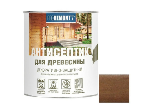 Антисептик для древесины Proremontt Палисандр 0,8 л