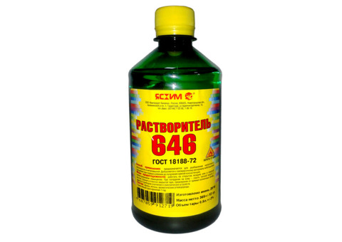 Растворитель 646 0,5 л (25) 