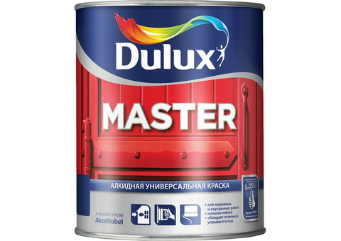 Эмаль алкидная Dulux Master 30 универсальная база BW полуматовая 10 л