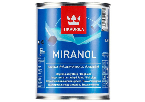 Эмаль алкидная Tikkurila Miranol высокоглянцевая база C 0,9 л