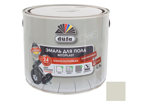 Эмаль для пола Dufa Betoplast кремневая RAL 7032 1,9 кг