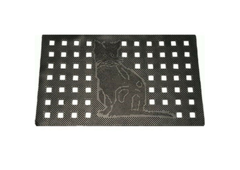 Коврик резиновый перфорированный Cleanwill DRP 235 Punched Cat mat 450х750 мм