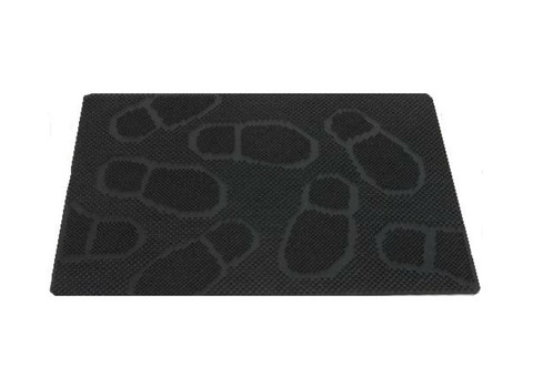 Коврик резиновый с рисунком Cleanwill DRP 209A Shoe pad pin mat 400х600 мм