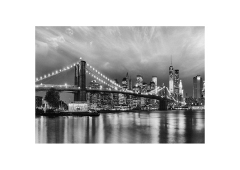 Фотообои бумажные Komar Brooklyn B/W 8-934 3,68х2,54 м