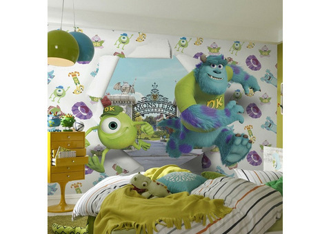 Фотообои бумажные Komar Monsters University Wallbreaker 8-471 3,68x2,54 м