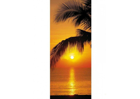 Фотообои бумажные Komar Palmy Beach Sunrise 2-1255 0,92х2,20 м