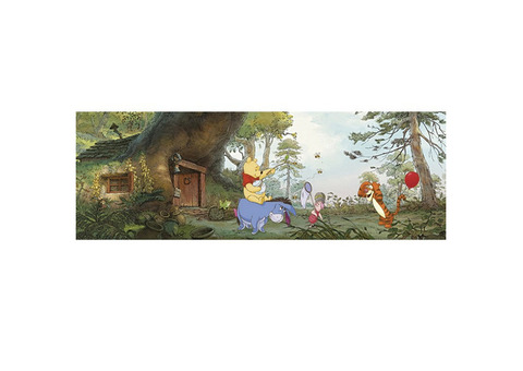 Фотообои бумажные Komar Pooh's House 4-413 3,68x1,27 м