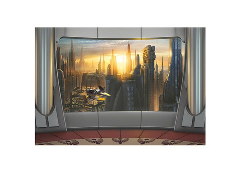 Фотообои бумажные Komar Star Wars Coruscant View 8-483 3,68х2,54 м