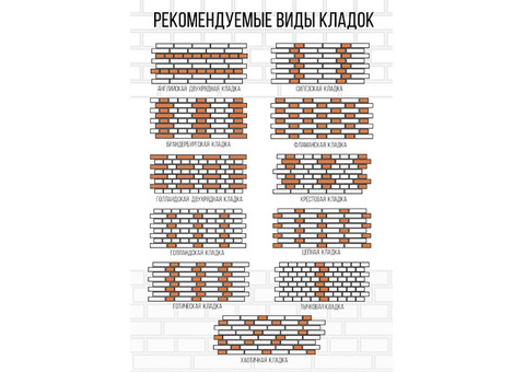 Искусственный камень Imperator Bricks Императорский кирпич тычковый красный