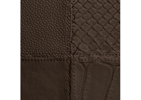 Стеновая панель Sibu Leather Line Collage Mocca 2612х1000 мм самоклеящаяся