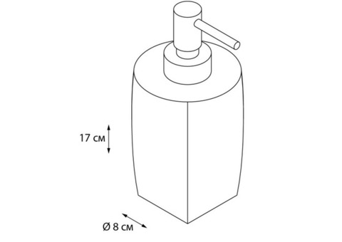 Дозатор для жидкого мыла Fixsen Balk FX-270-1