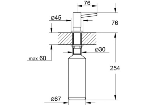 Дозатор жидкого мыла Grohe Cosmopolitan 40535000