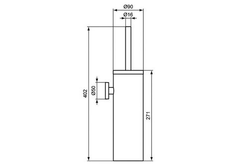 Ершик подвесной Ideal Standard IOM A9128MY